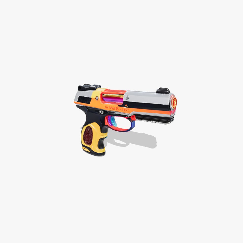Vivid Neon Blaster model pack